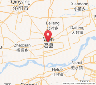 Map of Wenquan, Henan