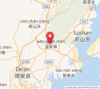 Map of Wenquan, Jiangxi