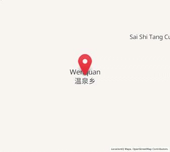 Map of Wenquan, Qinghai