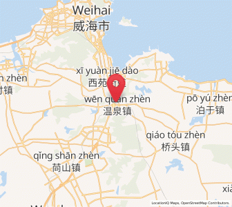 Map of Wenquan, Shandong