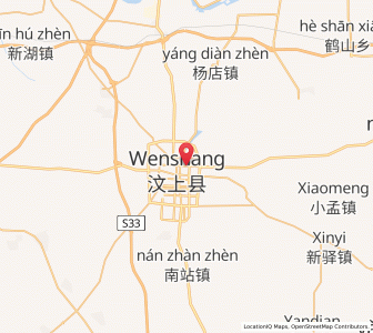 Map of Wenshang, Shandong