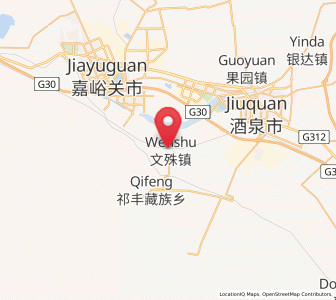 Map of Wenshu, Gansu
