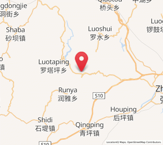 Map of Wentang, Hunan