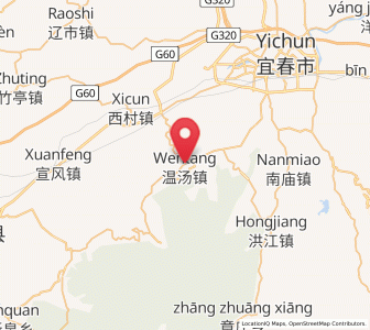Map of Wentang, Jiangxi