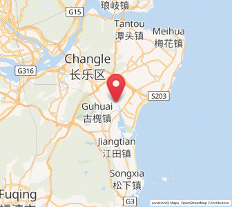Map of Wenwusha, Fujian