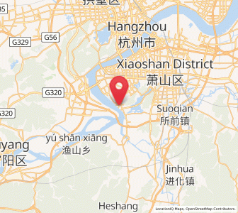 Map of Wenyan, Zhejiang
