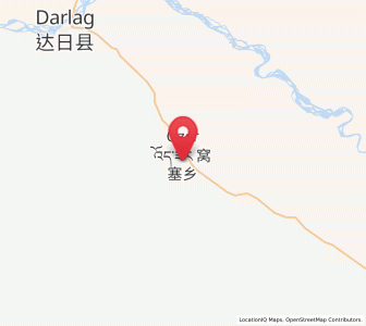 Map of Wosai, Qinghai