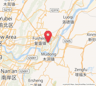 Map of Wubao, Chongqing