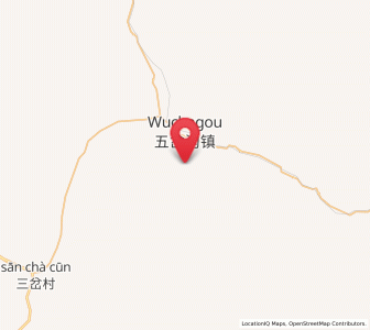 Map of Wuchagou, Inner Mongolia