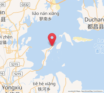 Map of Wucheng, Jiangxi