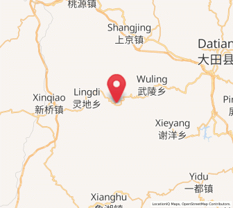 Map of Wuci, Fujian
