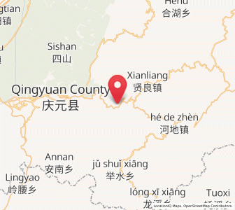 Map of Wudabao, Zhejiang