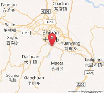 Map of Wudanglu, Hubei