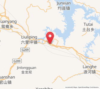Map of Wudangshan, Hubei
