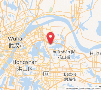 Map of Wudong, Hubei