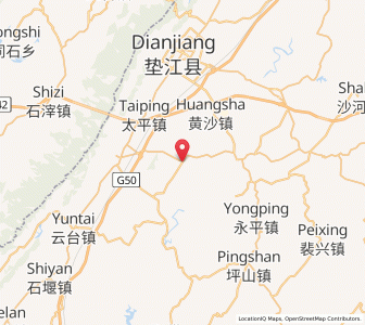 Map of Wudong, Chongqing