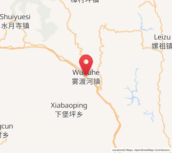 Map of Wuduhe, Hubei