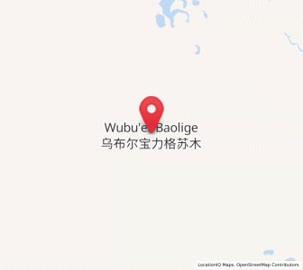 Map of Wu’erbu Baolige, Inner Mongolia