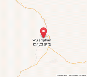 Map of Wu’erqihan, Inner Mongolia