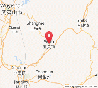 Map of Wufu, Fujian