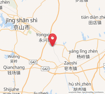 Map of Wufu, Hubei
