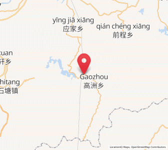 Map of Wufushan, Jiangxi