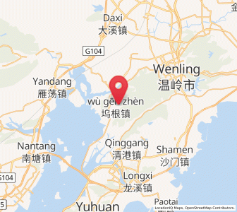 Map of Wugen, Zhejiang