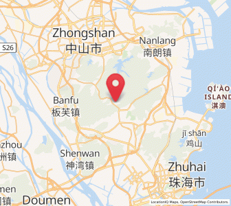 Map of Wuguishan, Guangdong