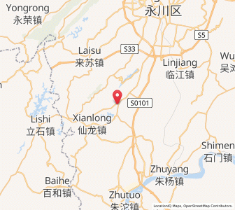 Map of Wujian, Chongqing