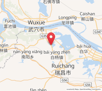 Map of Wujiao, Jiangxi