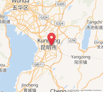 Map of Wujiaying, Yunnan