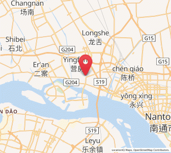 Map of Wujie, Jiangsu
