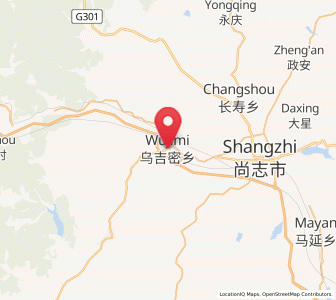 Map of Wujimi, Heilongjiang