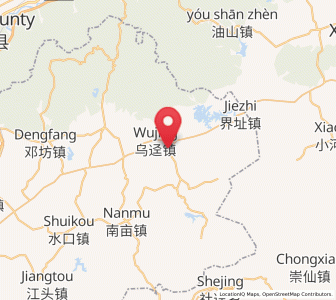 Map of Wujing, Guangdong