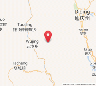 Map of Wujing, Yunnan