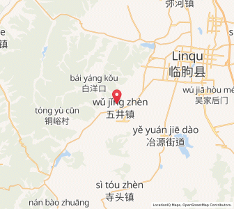 Map of Wujing, Shandong