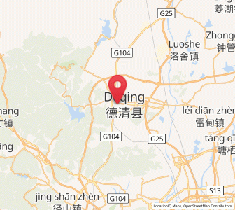 Map of Wukang, Zhejiang