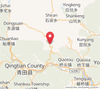 Map of Wukeng, Zhejiang