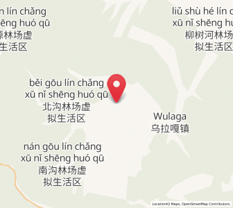 Map of Wulaga, Heilongjiang