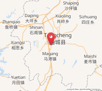 Map of Wuli, Hubei
