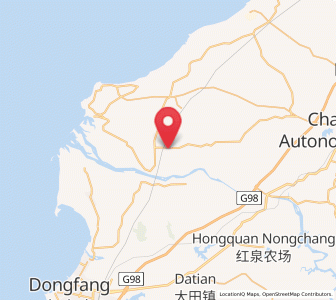 Map of Wulie, Hainan