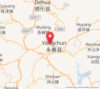 Map of Wulijie, Fujian