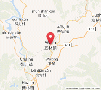 Map of Wulin, Heilongjiang