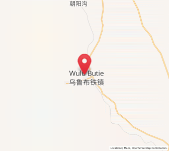 Map of Wulu Butie, Inner Mongolia