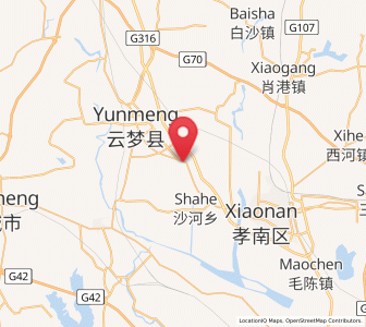 Map of Wuluo, Hubei