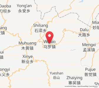 Map of Wuluo, Guizhou