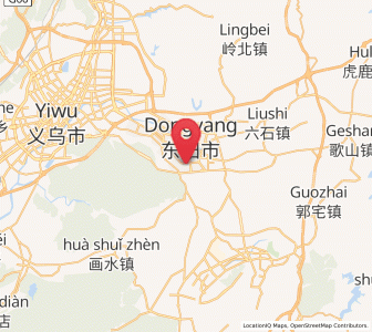Map of Wuning, Zhejiang