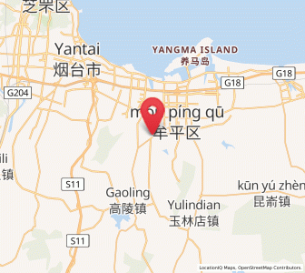 Map of Wuning, Shandong