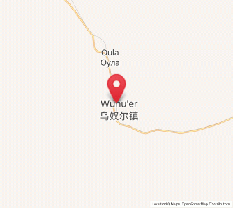Map of Wunu’er, Inner Mongolia