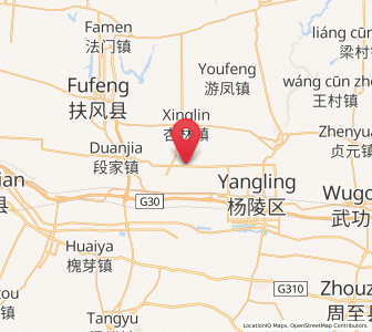Map of Wuquan, Shaanxi